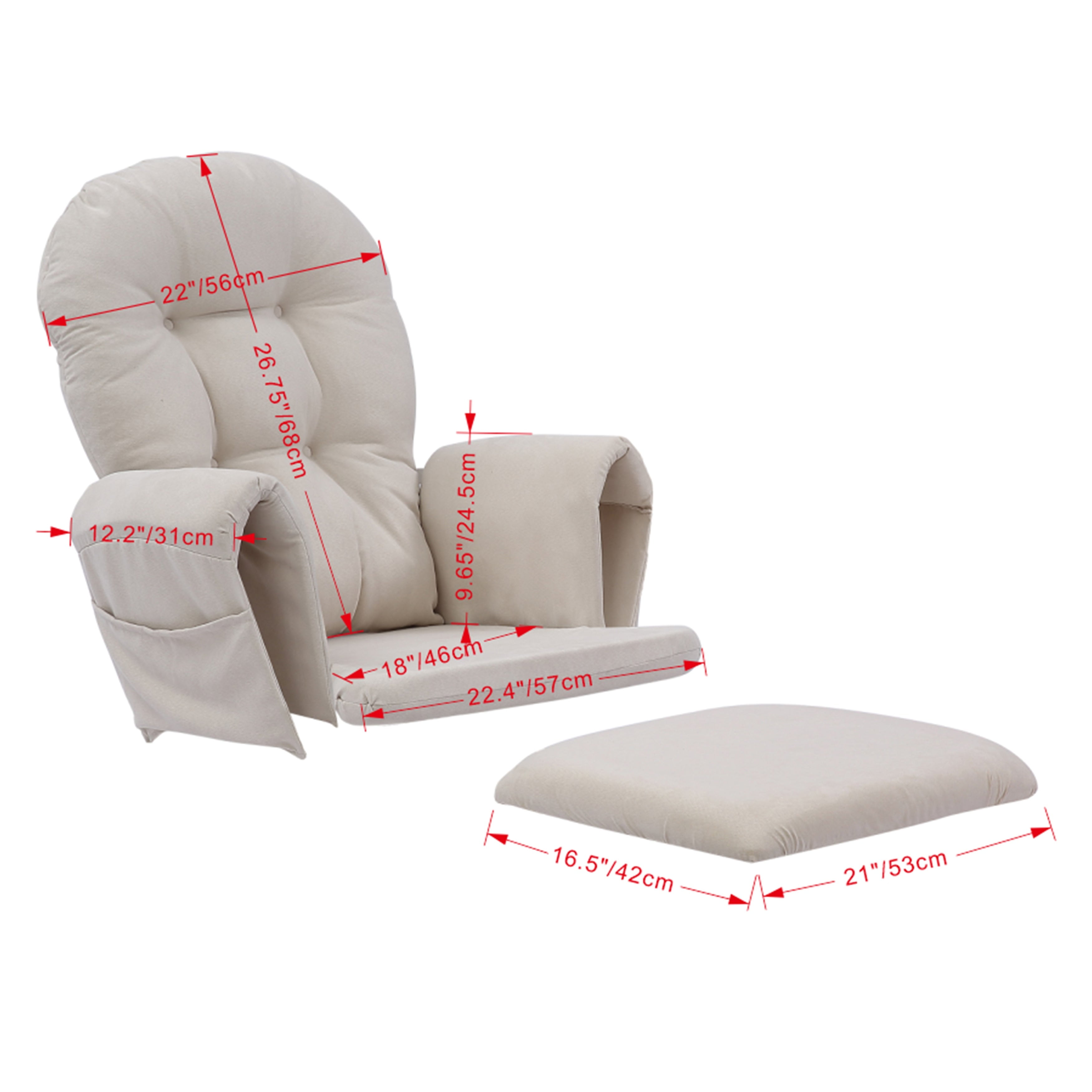 Shermag glider replacement cushions outlet