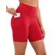 thumbnail image 1 of Shorts CRZ YOGA Naked Feeling Biker Cintura Alta 15 cm Rojo L, 1 of 5