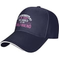 thumbnail image 2 of Lesbian My Girlfriend Trucker Hat LGBT Pride Baseball Cap Black, 2 of 8