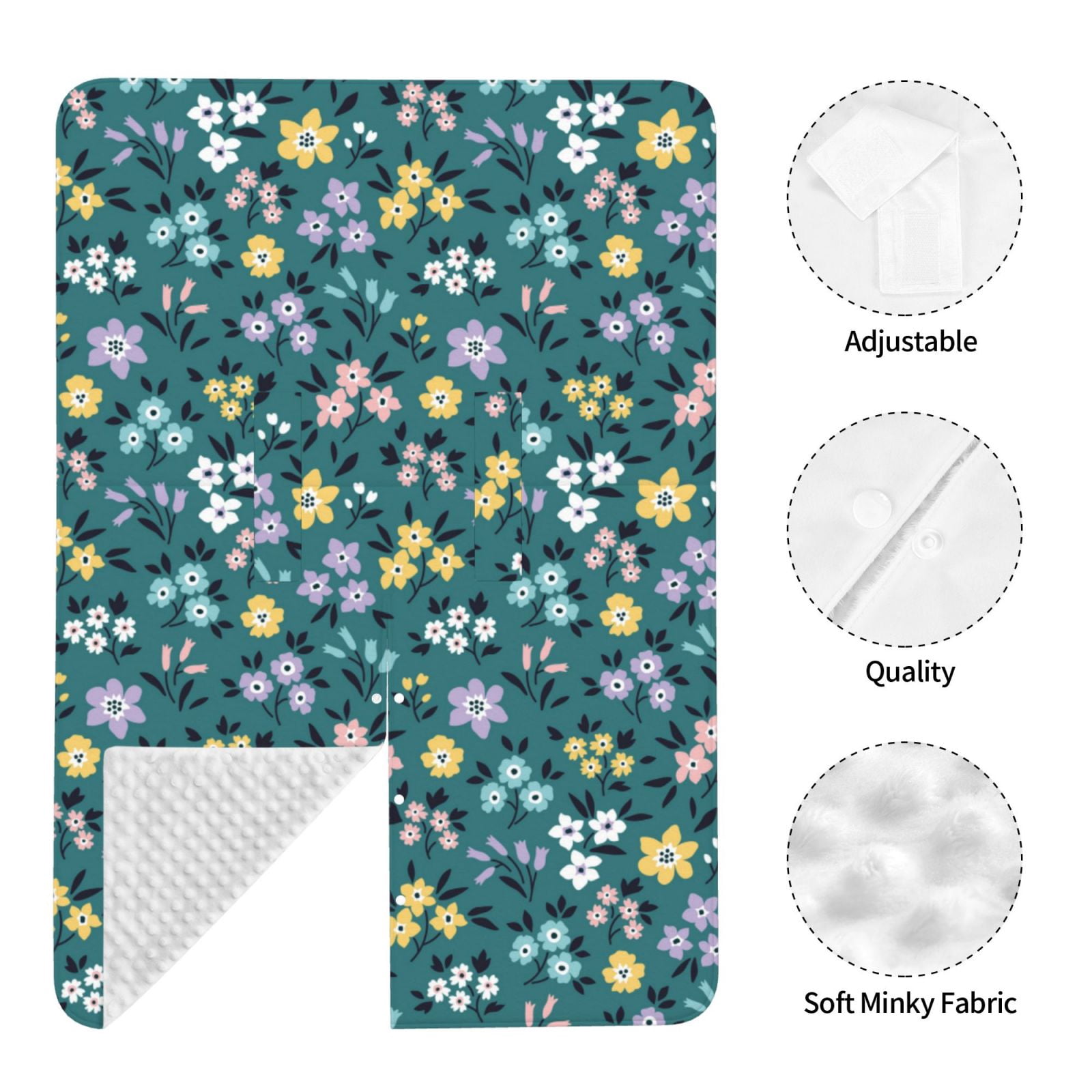 Naloa Floral Baby Car Seat Cover, Breathable Baby Carrier Cover, Multiuse Baby Carrier Cover & Nursing Breastfeeding Cover