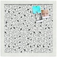 thumbnail image 2 of PinPix 14x14 Custom Cork Bulletin Board Bk Seemless Flower Poster Board Has a Fabric Style Canvas Finish, Framed in Bk Seemless Flower, by ArtToFrames (PinPix-122), 2 of 6