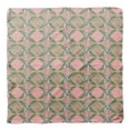 thumbnail image 4 of Bimba Pink Pine & Leaves Pure Silk Printed Scarf Dupatta Head Neck Wrap Bandanas For Women 40 x 40 Inches, 4 of 6