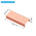 thumbnail image 2 of Uxcell 24/6 Staples  Steel Jam Free Chisel Point Stapler Refill Rose Gold 1.3'' x 0.5'' x 0.2" 10000, 2 of 5