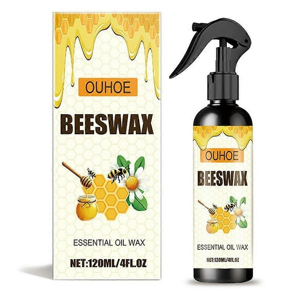 120ml Natural Beeswax Care Spray, Beeswax Enhancing Polish Liquid, Furniture & Wood Restorer Spray