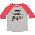 thumbnail image 3 of Inktastic Thanksgiving Greeting Thankful Blessed Girls Toddler T-Shirt, 3 of 5
