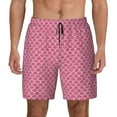 thumbnail image 2 of Picia Fish Scales pattern Mens Swim Trunks with Compression Liner Stretch Beach Shorts Quick Dry with Zipper Pockets No-Chafing Board Shorts-XX-Large, 2 of 9