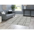 thumbnail image 6 of Capri Mod Grey Plaid Rug, Multiple Sizes, 6 of 6