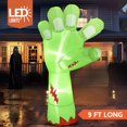 thumbnail image 2 of Joiedomi Inflables de Halloween de 9 pies, decoraciones de Halloween al aire libre, brazo inflable gigante de Halloween, decoración de patio de Halloween con LED incorporados, suministros de fiesta de, 2 of 5