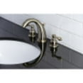 thumbnail image 2 of Kingston Brass KB983ALAB Victorian 2-Handle 8 in. Widespread Bathroom Faucet, Antique Brass, 2 of 5