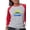 Heather/Red, variant on CafePress - Free Ukraine Women's Baseball T Shirt - Womens Baseball Tee