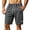 Dark Gray, variant on Mgmyaa Men's Relaxed Fit Drawstring Shorts with Exterior Pockets Elastic Waist Solid Color for Summer Casual Sports
