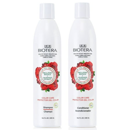 Biotera Color Care Shampoo and Conditioner with Grapeseed Extract (15.2oz)