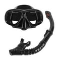 thumbnail image 2 of Conjunto de snorkel Equipo de snorkel para adultos Gafas profesionales Gafas de buceo Máscara de natación para buceo, natación, Negro, 2 of 9