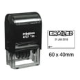 thumbnail image 1 of Printtoo Self Inking Emailed Dater Stamp With Emailed By Text Date Rubber Stamp Office Stationery-Black, 1 of 1