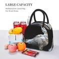 thumbnail image 5 of Salouo White Red Cockatoo for Insulated Lunch Bag for Women/Men - Leakproof Cooler Tote Bag Organizer - Reusable Lunch Box for Office Picnic Hiking Beach-One Size, 5 of 6