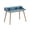 Blue, variant on 57.5 Foldable Sewing Machine Table with Locking Casters, Multi-Storage Craft Station with Shelves, Bins & Cabinet, Adjustable Sewing Cabinet for Home, Bedroom, and Craft Room (White)