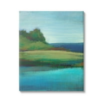 Stupell Industries Soft Rainy Lake Landscape Painting Gallery Wrapped Canvas Print Wall Art, Design by Stacy D'Aguiar
