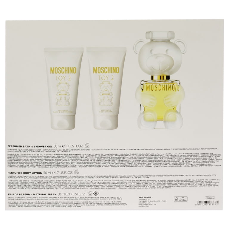 Moschino Moschino Toy 2 , 3 Pc Gift Set 1.7oz EDP Spray, 1.7oz