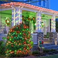 thumbnail image 4 of Guirnalda de luces navideñas Vivideal, 99 pies, 300 LED, rojo y verde, 4 of 8
