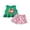 Green, variant on BemeyourBBs Toddler Baby Girls Back to School Outfit Summer Kindergarten Outfits Baby Girl First Day of School Outfit Cute Apple Pencil Embroidery Sleeveless Tunic Shirt Tops and Floral Shorts Set