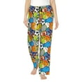 thumbnail image 2 of Kdxio Women's Comfy Stretch Various BallsPrint Drawstring Pajama Pants-Medium, 2 of 9