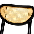 thumbnail image 4 of Pemberly Row 24" Wood Counter Stool in Dark Brown (Set of 2), 4 of 9