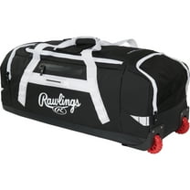 Rawlings Yadi2 Wheeled Equipment Bag | Catchers Gear & Equipment | Black