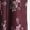 Burgundy, variant on LA Marey White Double-Knit Brushed A-Line Dress with Short Sleeves