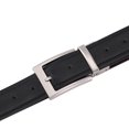 thumbnail image 2 of Ceinture Habillée Réversible en Cuir pour Hommes 3.3cm Grand Boucle Rotative (120cm), 2 of 4