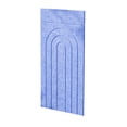 thumbnail image 2 of Alfombrilla rascadora para gatos, autoadhesiva, sin pelusa, juguete de garra DIY para afilar, recortable, rascador vertical para suelo, sofá y sillón. azul, 2 of 10