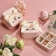 thumbnail image 3 of Personalized Jewelry Boxes, Cute Pink Travel Gifts, Graduation Essentials for Women, 3 of 7