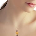 thumbnail image 2 of Galaxy Gold GG 14K Rose Gold Citrine and Garnet Pendant Necklace - November Birthstone - Warmth & Prosperity - 16" to 24" - Fine Jewelry for Women, 2 of 2