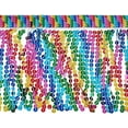 thumbnail image 1 of 10 yardas de flecos de lentejuelas de 9.4 pulgadas de ancho. Flecos de borlas de lentejuelas de colores para coser., 1 of 9