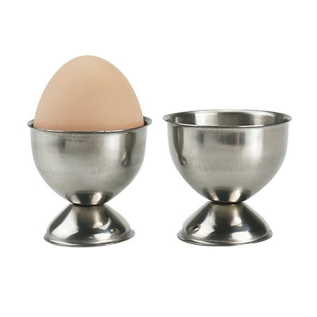 

Yache Portable Kitchen Stainless Steel Breakfast Boiled Eggs Tray Cup Storage Holder