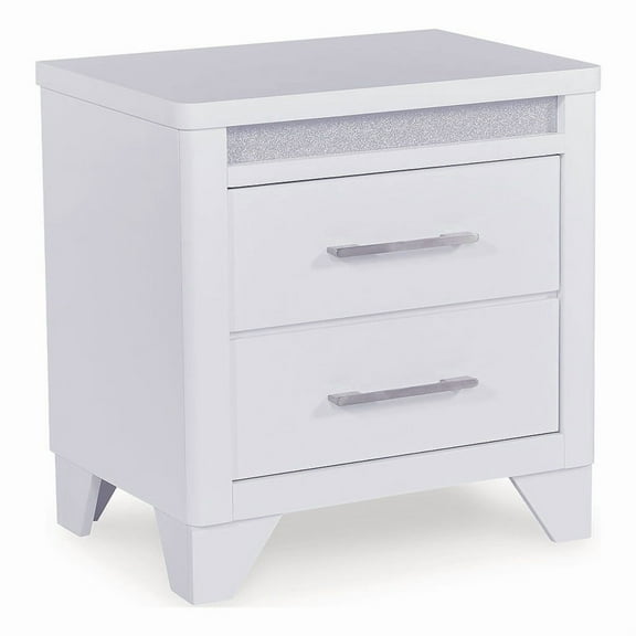 Signature Design by Ashley Stenluxe White Nightstand