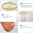 thumbnail image 2 of BFYDOAA Colored Glass Bud Vases Set of 6 Mini Mushroom Terrarium Hydroponics Plants Propagation Station for Flower,Reed Diffuser,Table Centerpiece, 2 of 8