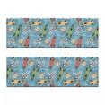 thumbnail image 2 of Space Bench Cushion Set of 2, Hand Drawn Astronauts with Rockets and Moon People in the Space Doodle Sketch Style, Standard Size Foam Pad and Decorative Cover, Multicolor, by Ambesonne, 2 of 4