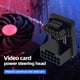 thumbnail image 5 of Conector Giratorio En Ángulo 180 Placa adaptadora de corriente macho a hembra 600W para tarjeta gráfica PCIe5.0 (negro B) Likrtyny Para estrenar, 5 of 8