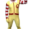 thumbnail image 2 of Ronald Adult Costume With Wig McDonald Fast Food Clown Cosplay Halloween, 2 of 3