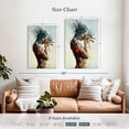 thumbnail image 3 of Elephant Stock Deliberation I Wall Art - Vertical Canvas Wall Art - Living Room Wall Decor - People Canvas - Blue And Gray Decor By Mario Nevado - 30" x 45", 3 of 4