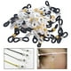 thumbnail image 3 of 50 piezas de cadena de conectores de extremo de silicona soporte de correa para s de terre, cadena para s de terre, correa para NEGRO 2 BLESIY cadena de anteojos termina, 3 of 8