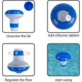 thumbnail image 3 of Sailing Dispensador Flotante, Dispensador De Productos Químicos para Piscinas, Flotador De Cloro para Piscinas, Accesorio para Piscinas,45*132*125mm, 3 of 5