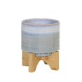 thumbnail image 1 of Sagebrook Home CERAMIC 6" PLANTER ON STAND, BLUE FADE, 1 of 1