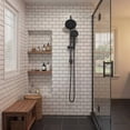 thumbnail image 5 of Akicon High Pressure Rain Shower Head with Handheld Spray Combo, Dual Shower Head with Height & Angle Adjustable Design, 6 Spray Settings Handheld Shower Head, Bathroom Shower System, 5 of 6