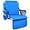 Blue, variant on Foldable Stadium Seat Portable Folding Stadium Chairs Padded Bleacher Seat Cushion Bleacher Chair with Armrest and Cup Holder