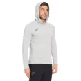 thumbnail image 3 of Hurley Men's Long Sleeve Performance Top with Hood Large Light Heather Grey, 3 of 3