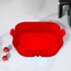 thumbnail image 5 of Bandeja flexible resistente al calor para freidores y hornos - antiadherente, fácil de limpiar, 7,7x7,7x2 pulgadas - rojo, gris o azul, 5 of 6