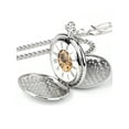 thumbnail image 4 of TSV Men's Mechanical Retro Pocket Watch, Classic Mechanical Movement Pocket Watch with Chain, 4 of 7