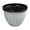 Grey, variant on ZZERHUOO Large Ribbed Planter Pots For Indoor Outdoor Garden Lightweight Durable Flower Pot With Hole Recyclable Design Shelving for Retail Store Floor Vase for Animal Flower Pot Feet Resin Flower 20