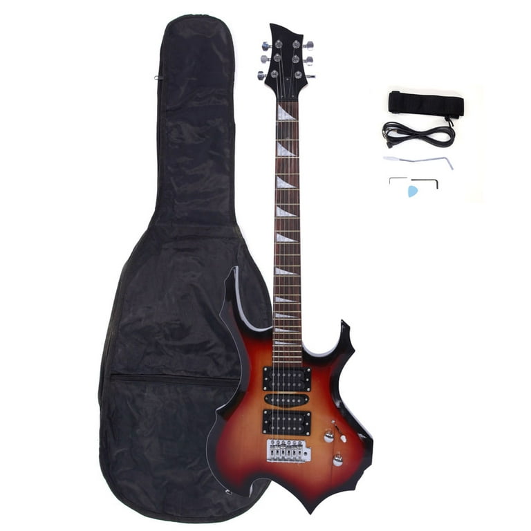  Ktaxon Burning Fire Design Electric Guitar Kit, 36